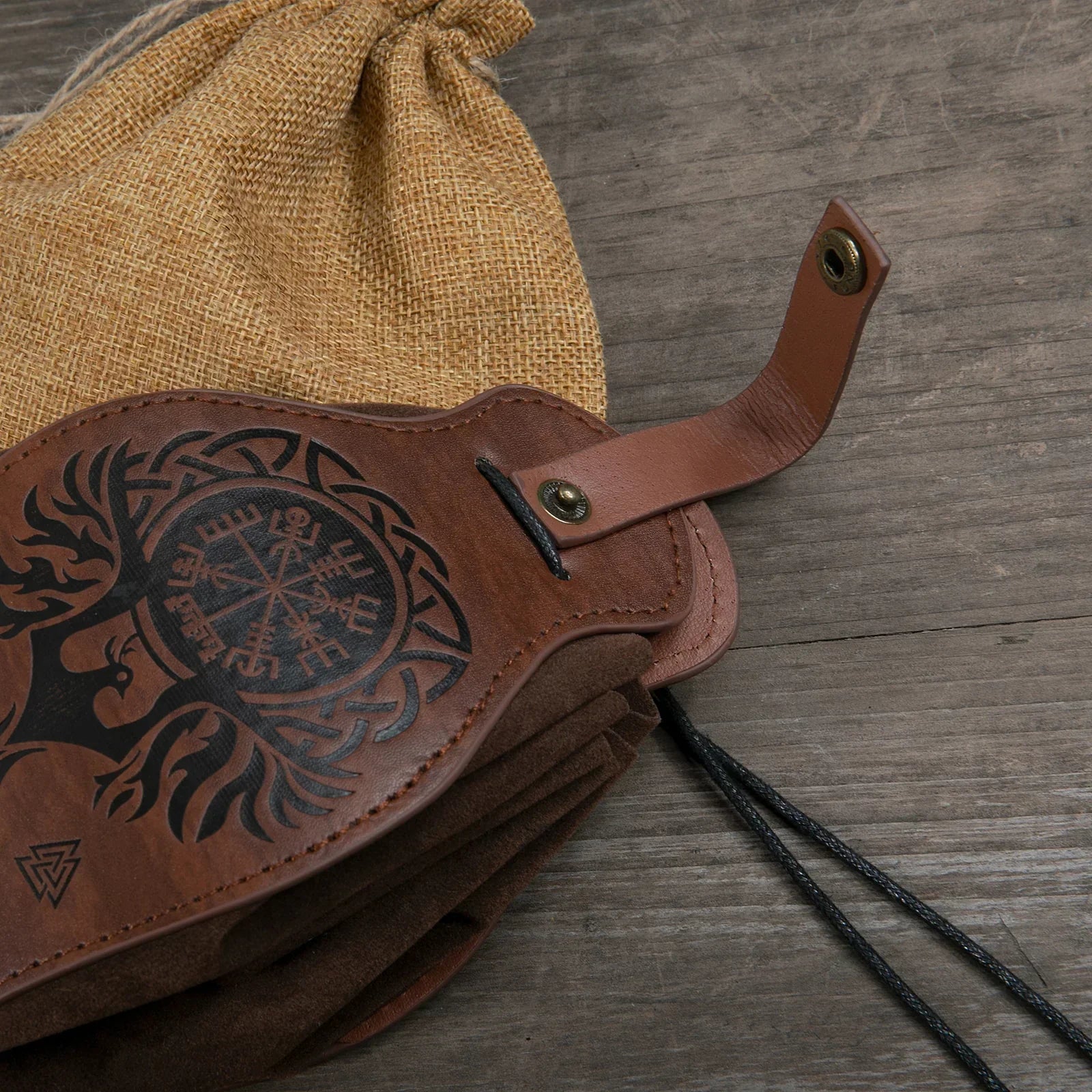 Vintage Portable Drawstring Purse