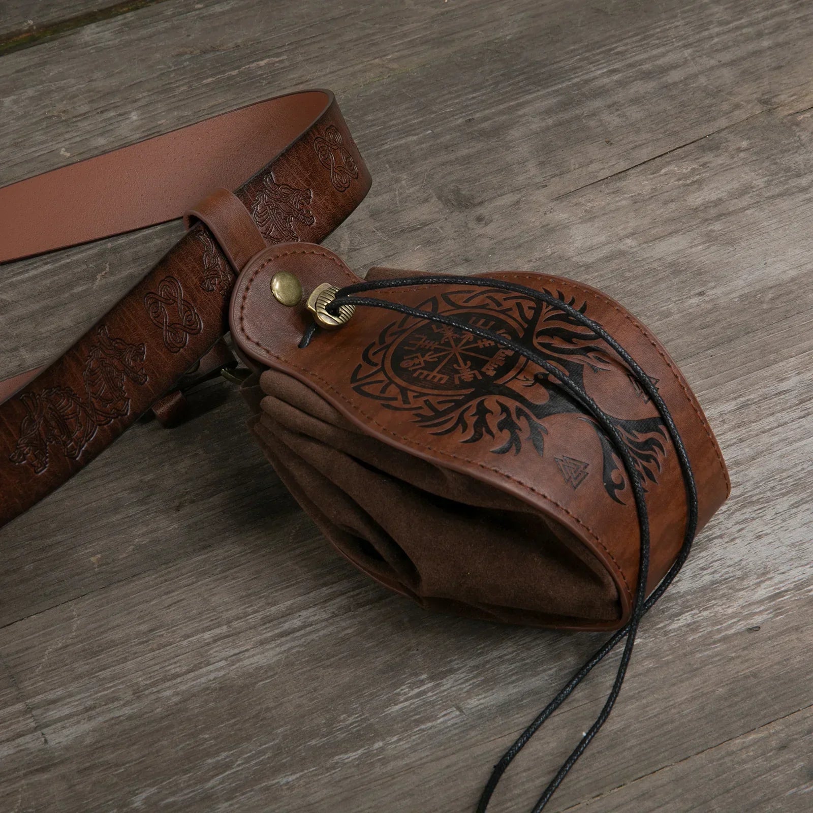 Vintage Portable Drawstring Purse