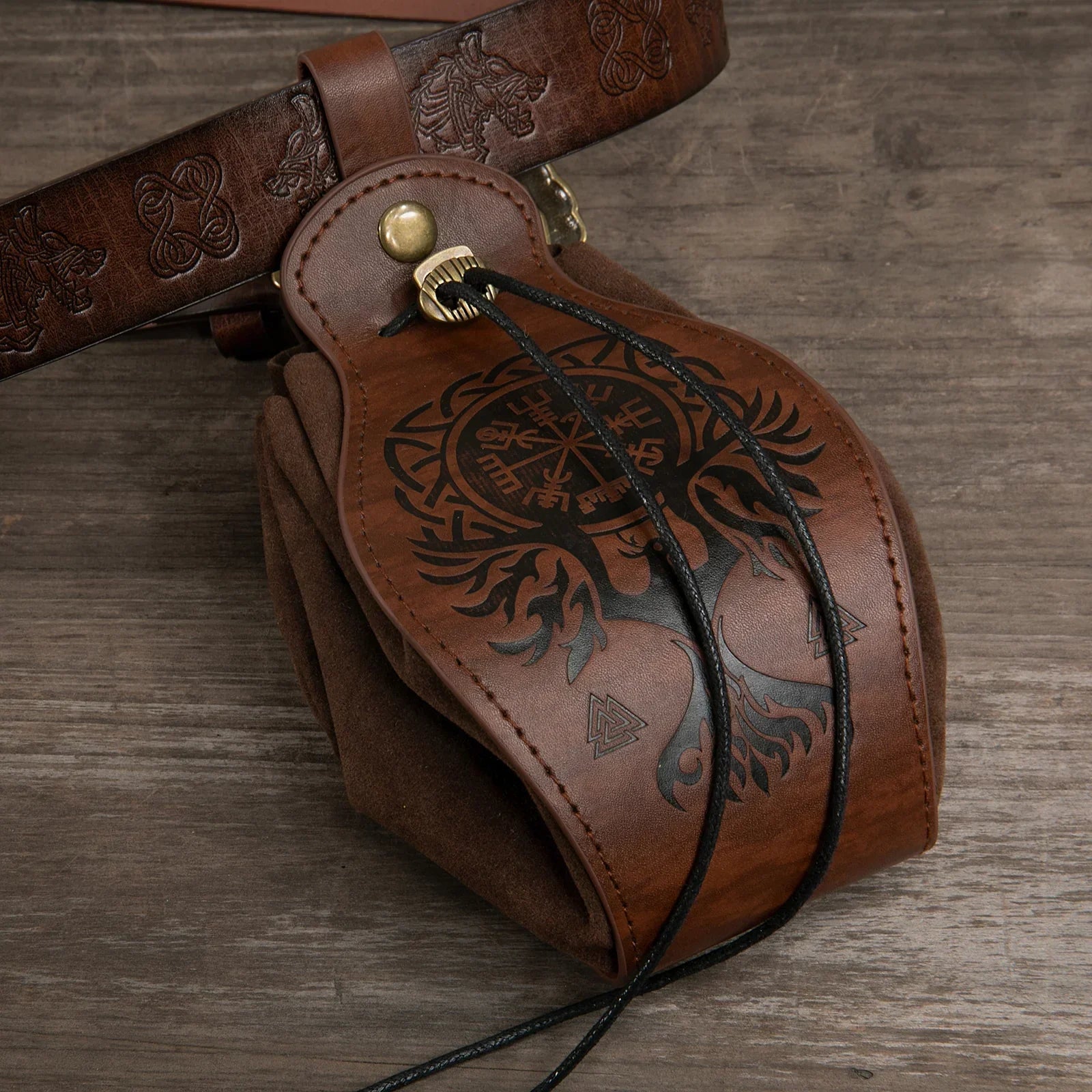 Vintage Portable Drawstring Purse