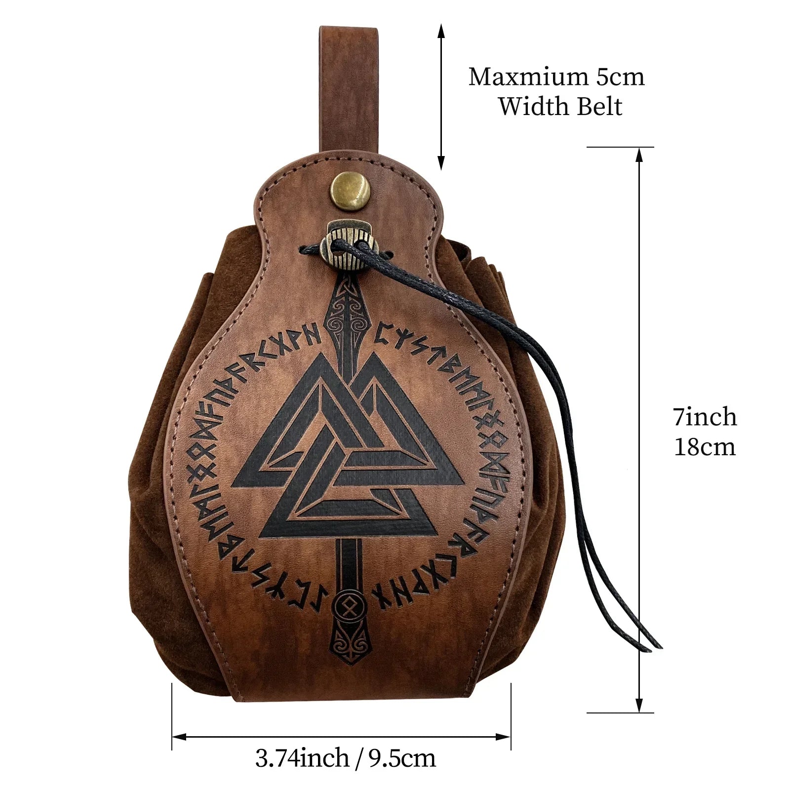 Vintage Portable Drawstring Purse