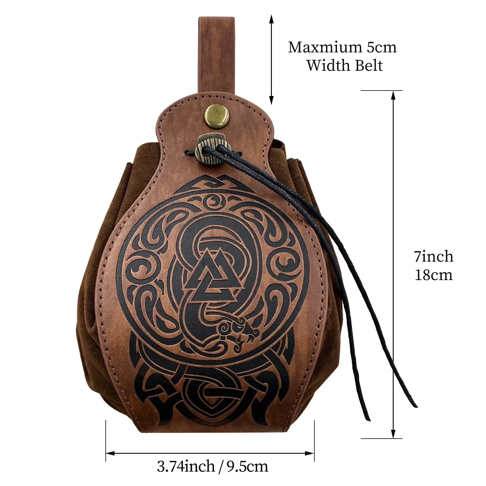 Vintage Portable Drawstring Purse