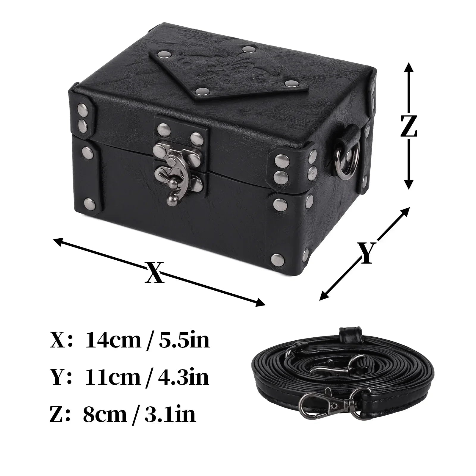 Medieval Faux Leather Alchemy Box