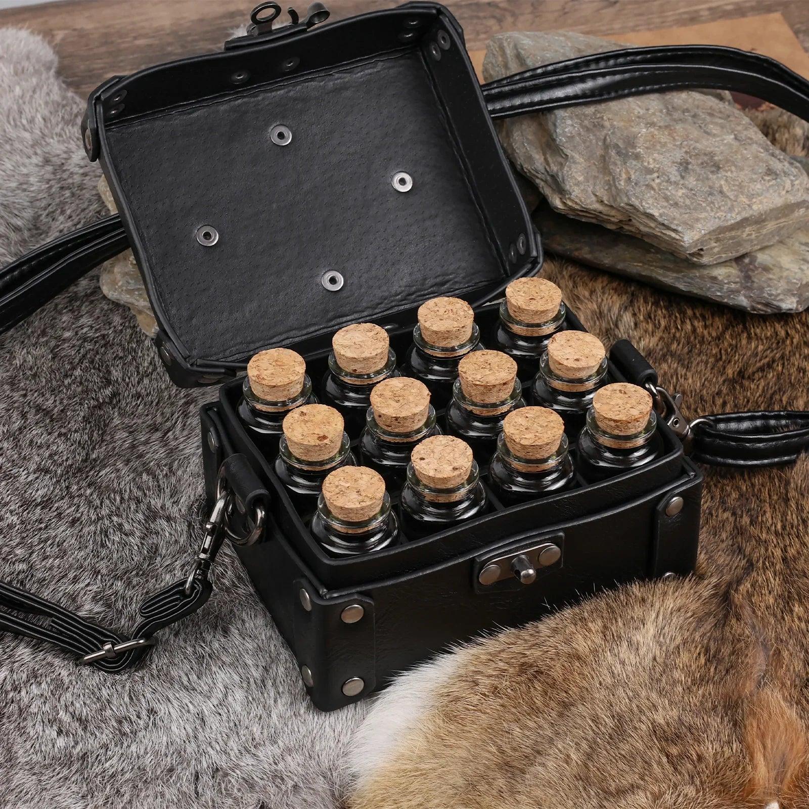 Medieval Faux Leather Alchemy Box