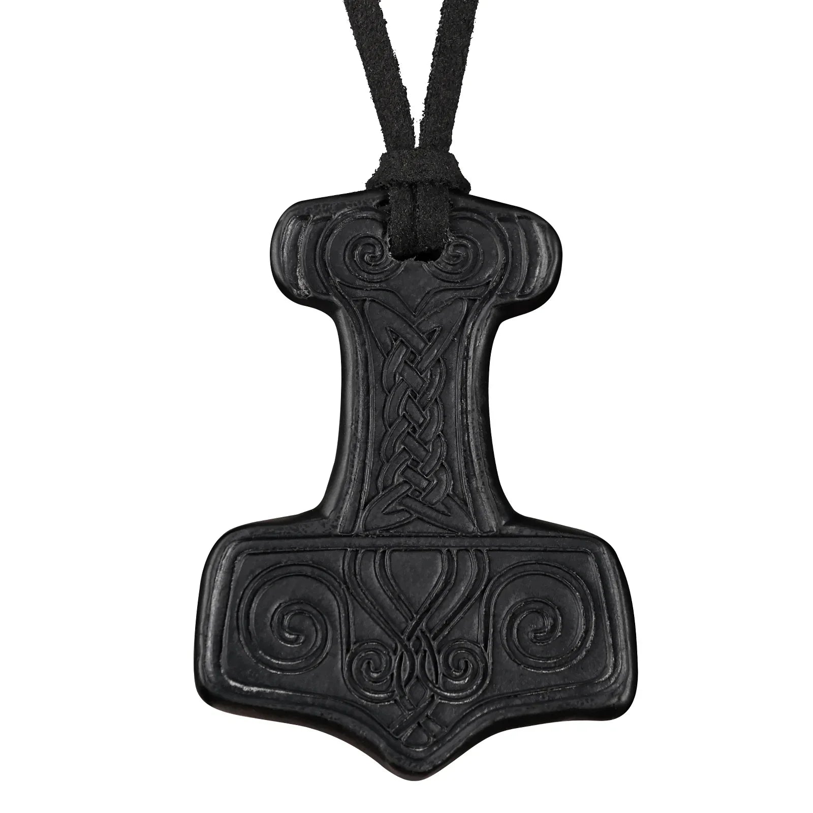 Embossed Thor's Hammer Necklace