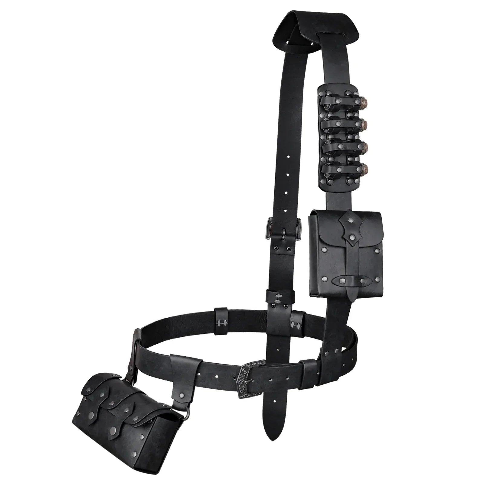 7 PCs Medieval Baldric Tactical Belt