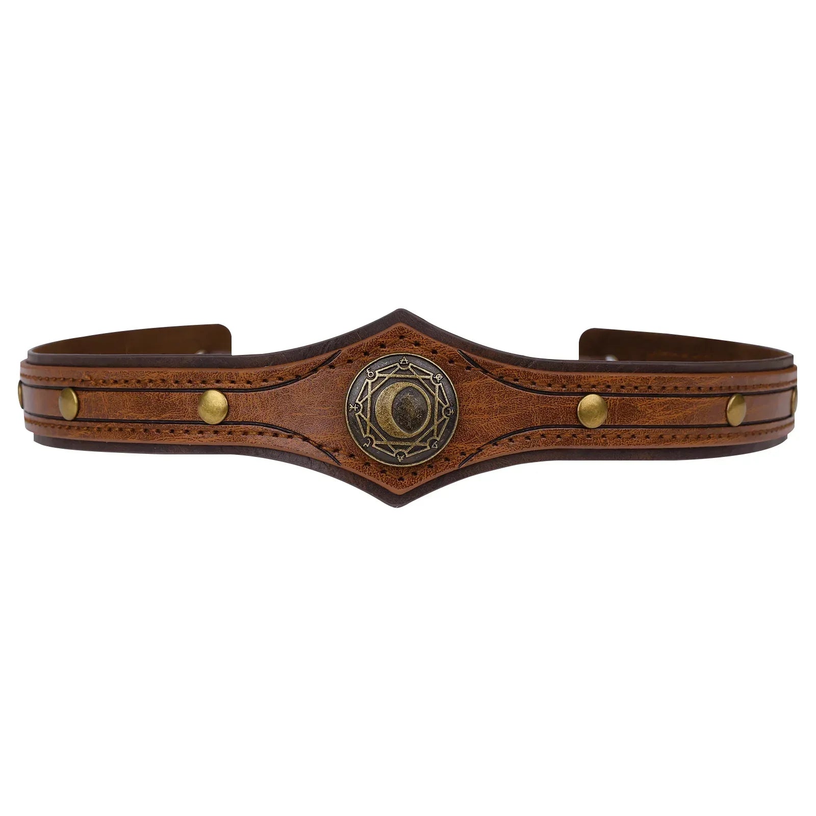 Alchemy Faux Leather Headpiece