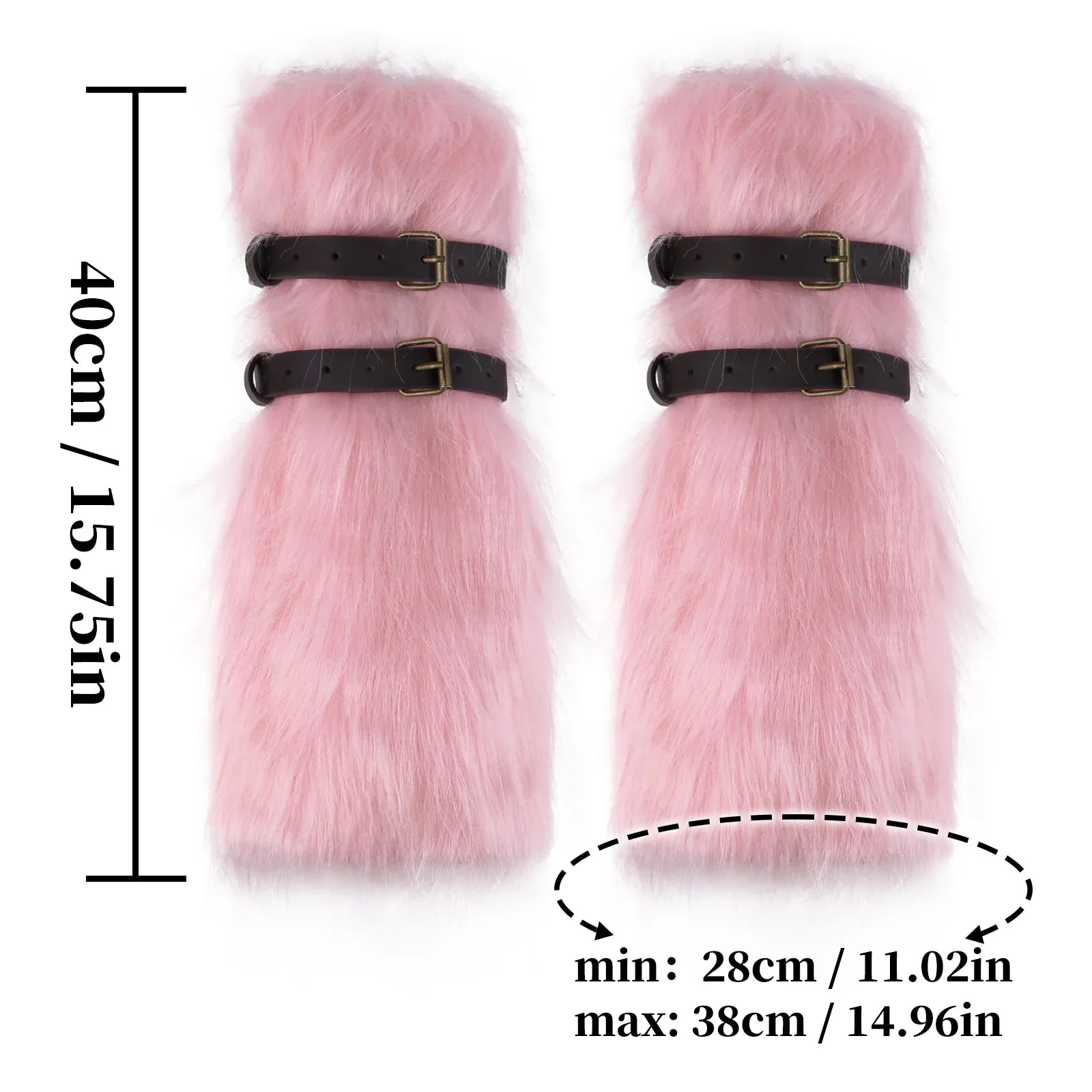 Faux Fur Fuzzy Leg Warmers