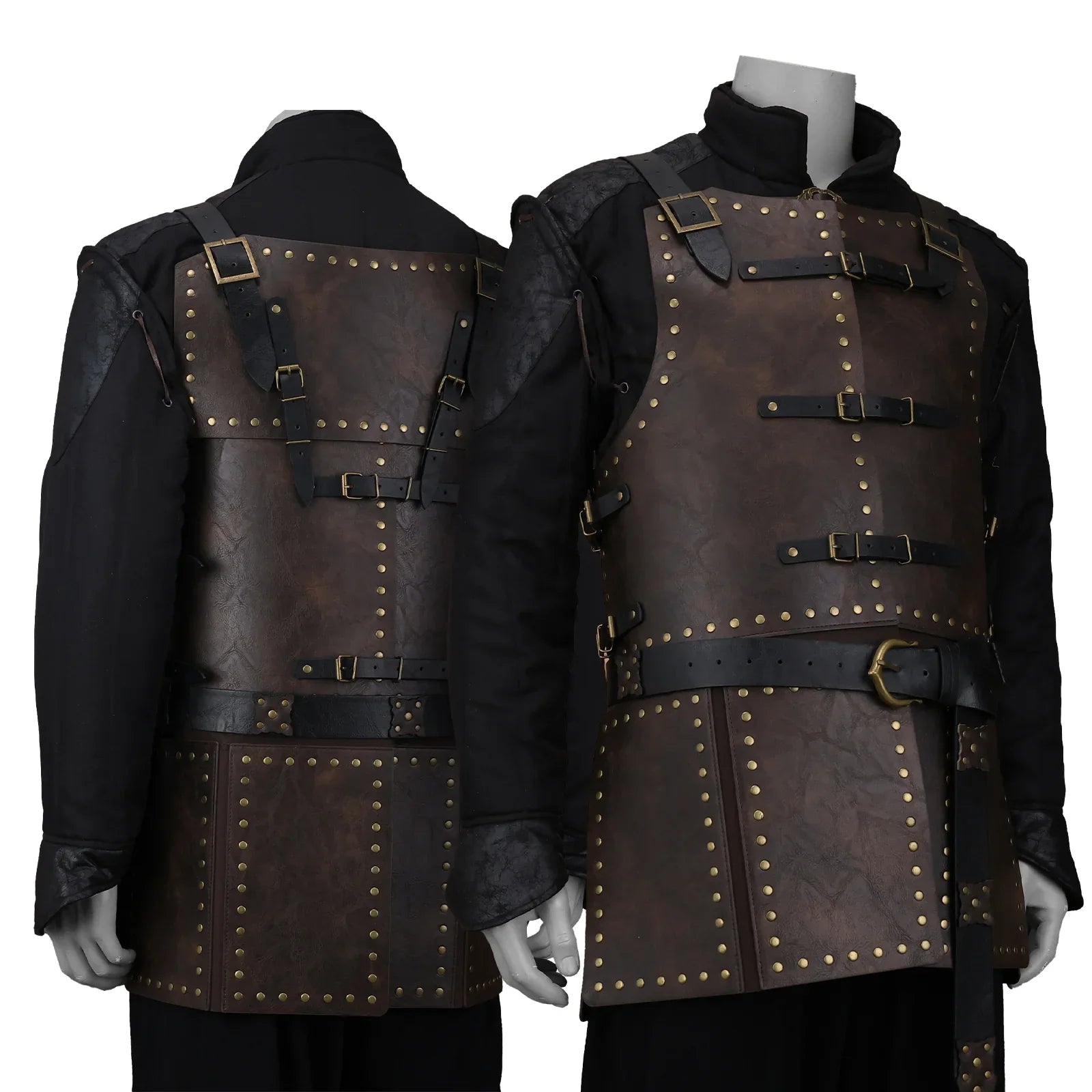 Medieval Faux Leather Chest Armor