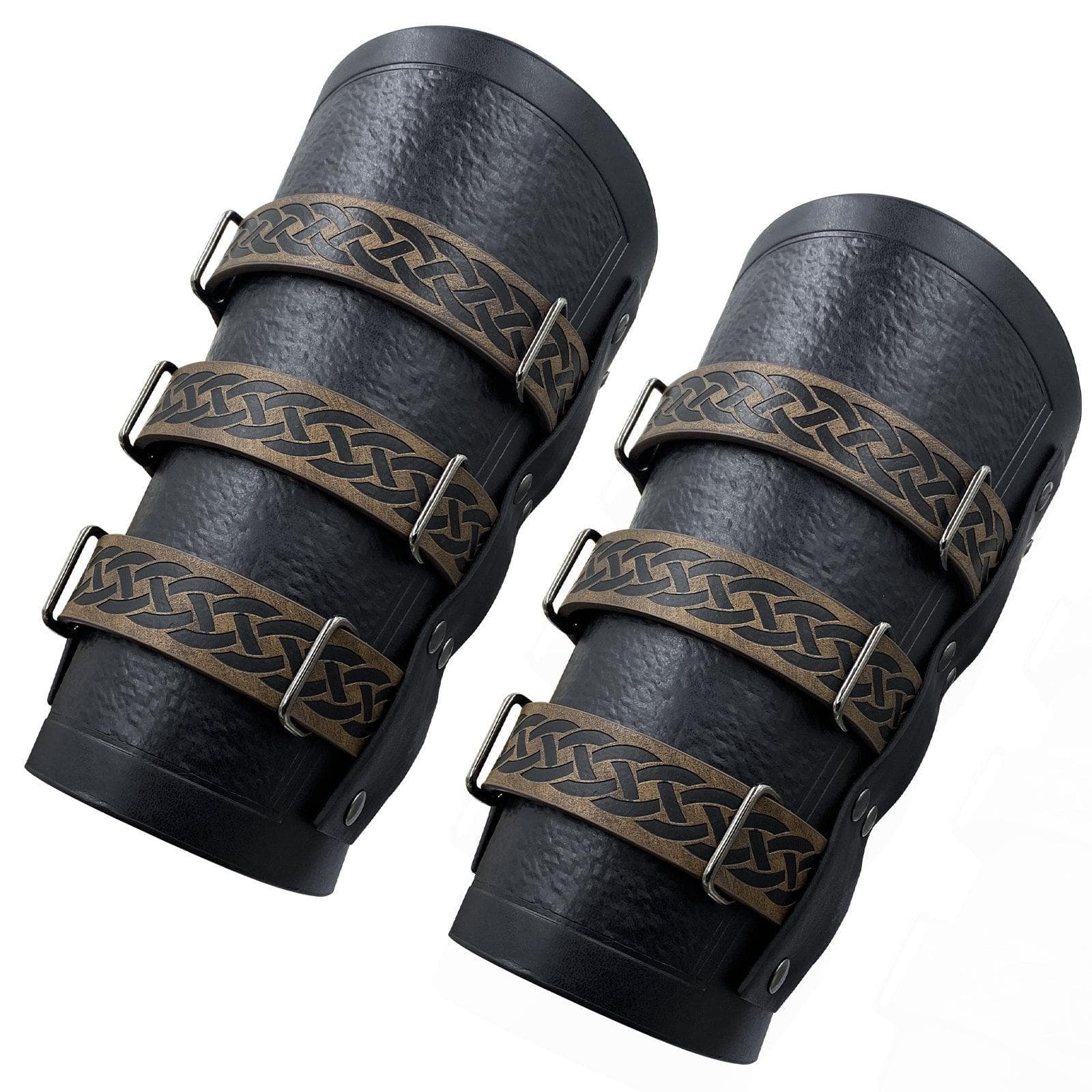 Retro Buckle Fastening Mercenary Arm Guards